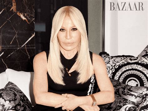 intervista con donatella versace|donatella versace.